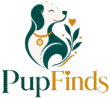 pupfinds logo text transparent