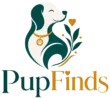 pupfinds logo text transparent